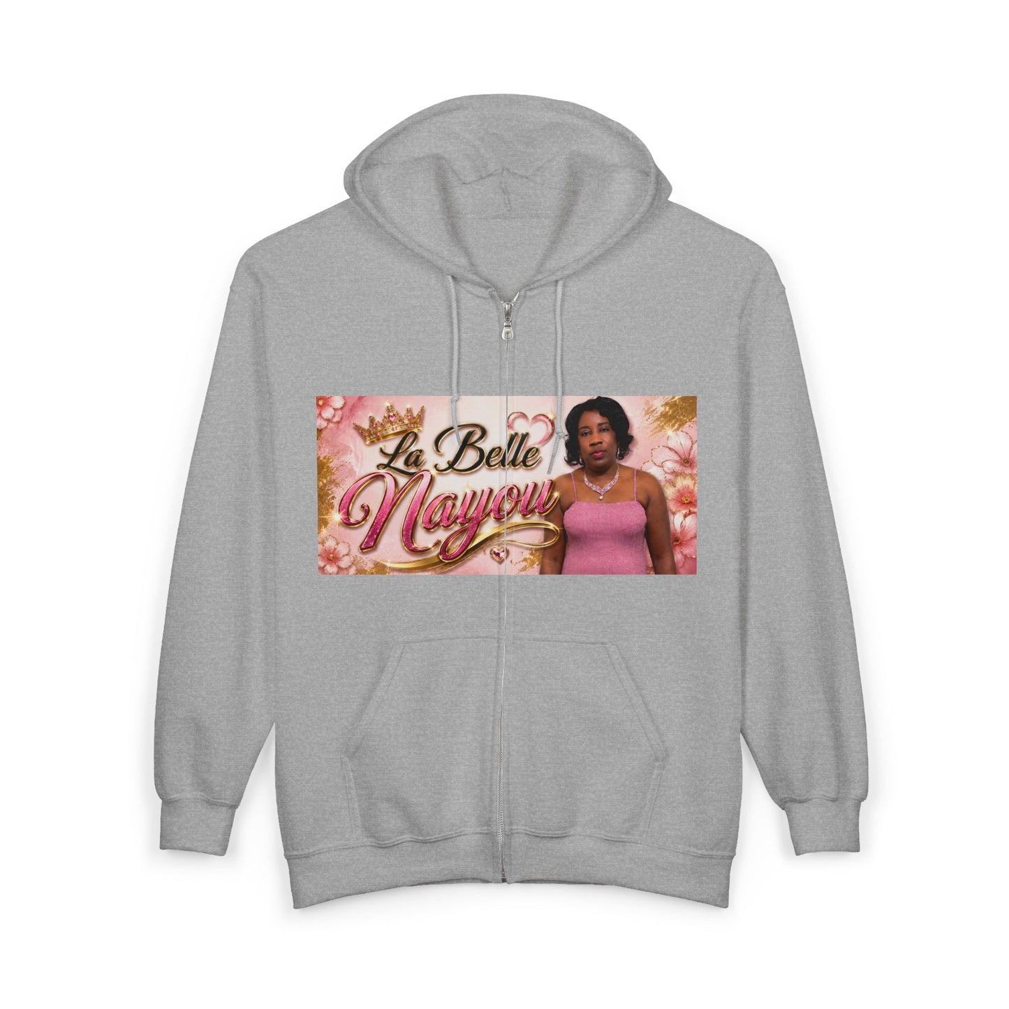Merch Wars Product 012 Zip Hoodie Pullover/  Gildan 18600/ Size: 4500X3000 px by La Belle Nayou