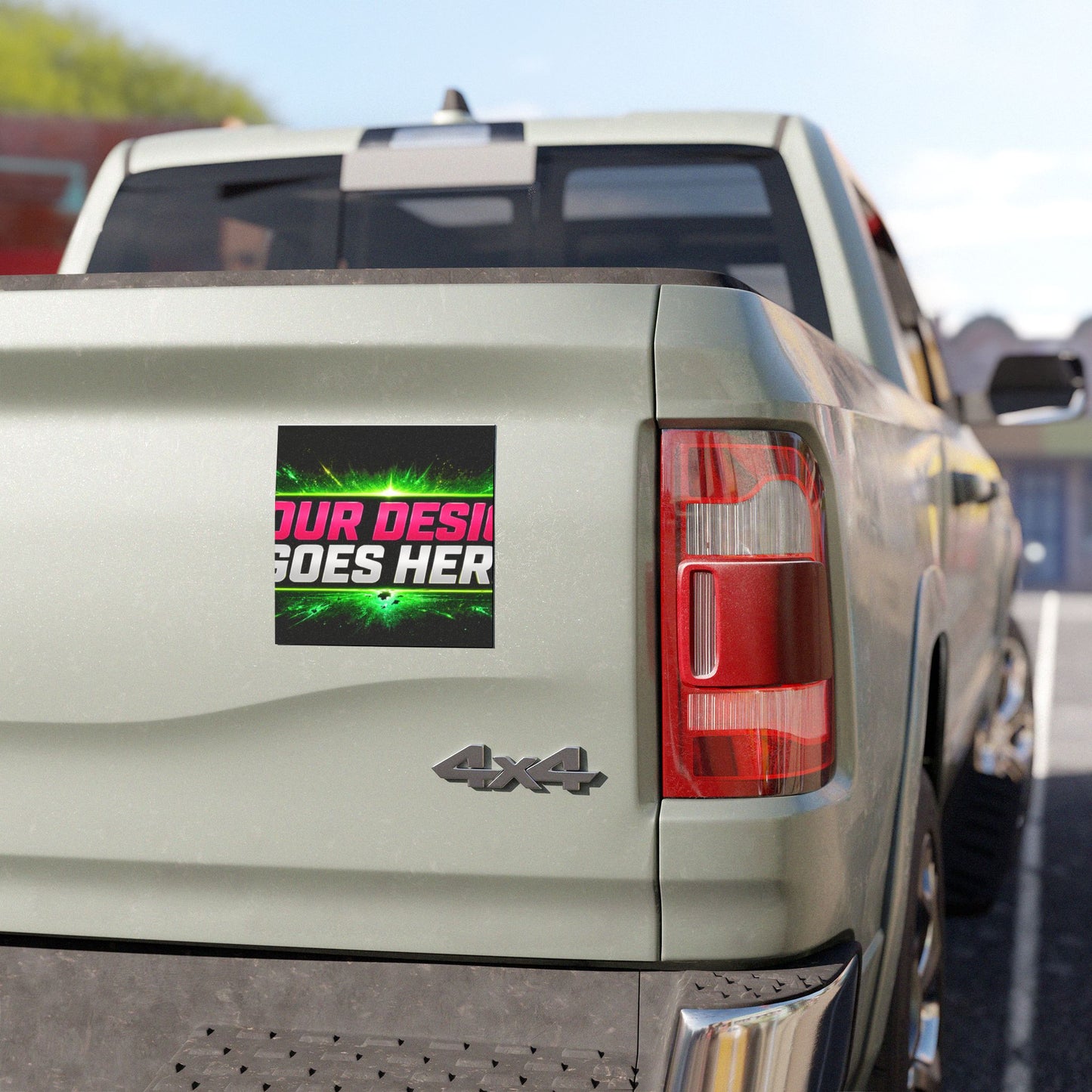 Template Merch Wars Product #037: Custom Racing Car Magnet —