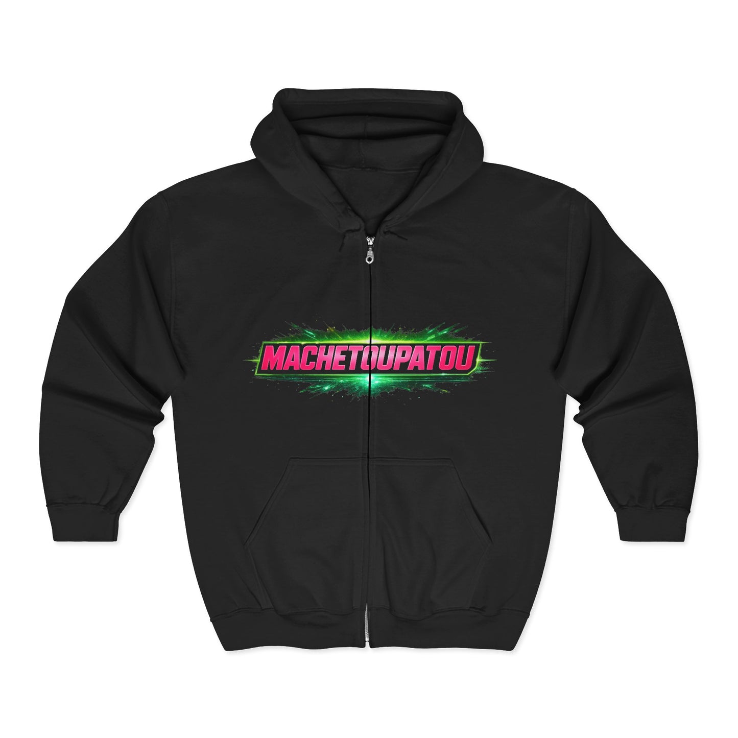Template Merch Wars Product 012 Zip Hoodie Pullover/  Gildan 18600/ Size: 4500X3000 px
