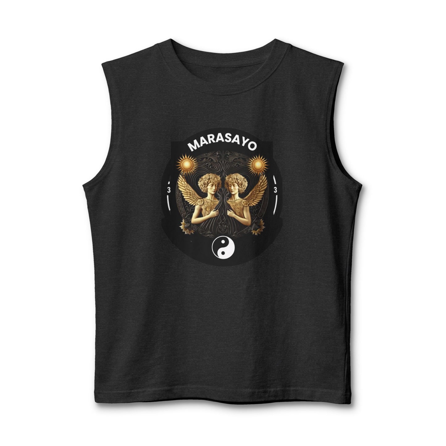 Merch Wars Season 3 Product 008 Graphic Muscle Tank — by Marasa Yo V3