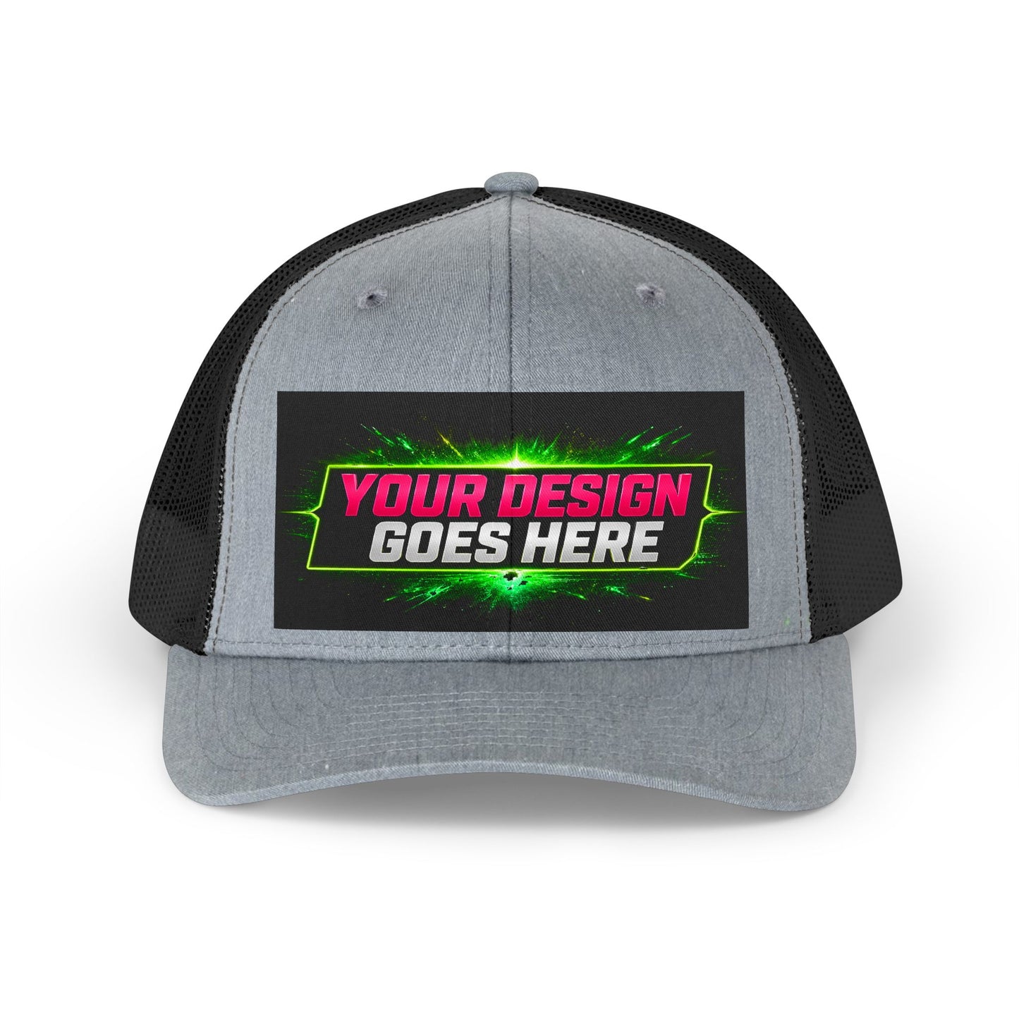 Template Merch Wars Product 015 -Trucker Hat — Retro  Mesh Cap