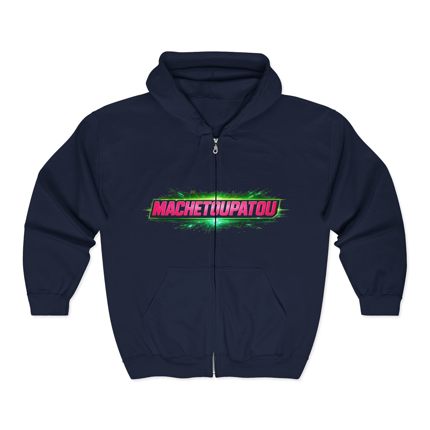 Template Merch Wars Product 012 Zip Hoodie Pullover/  Gildan 18600/ Size: 4500X3000 px