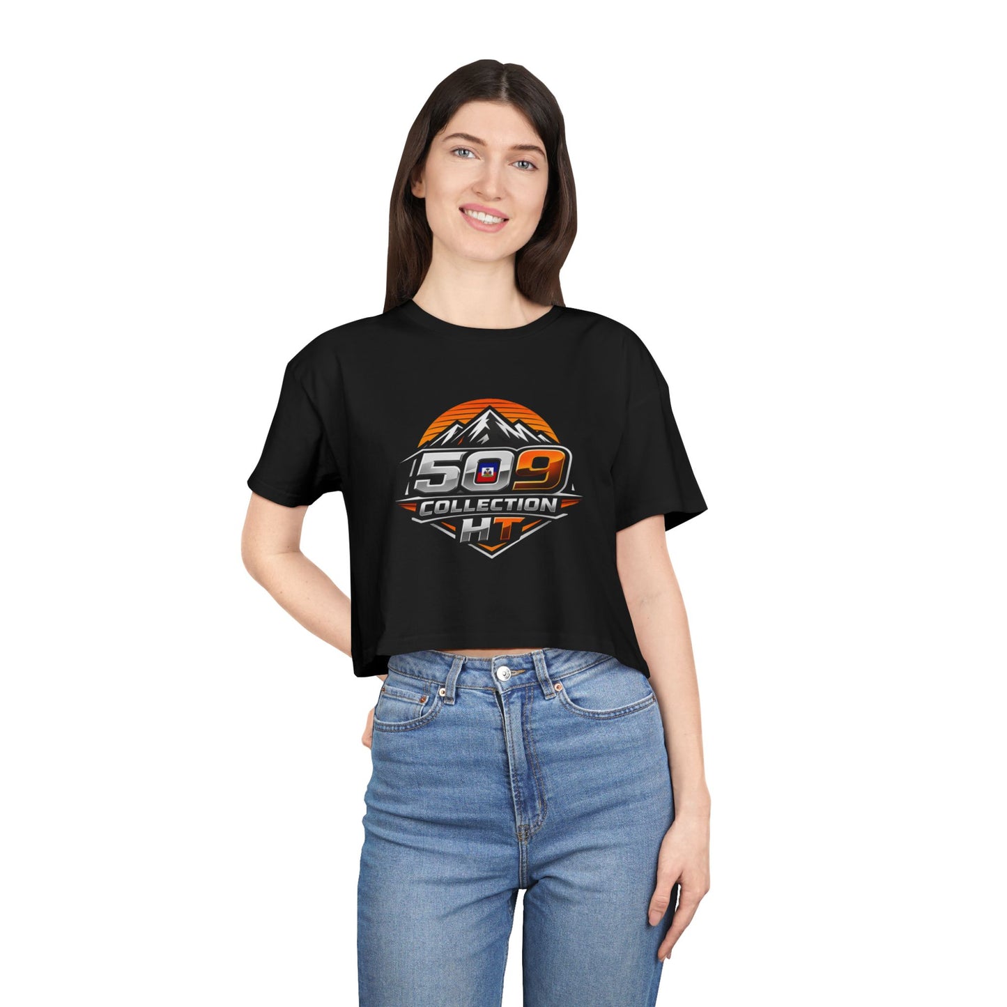 Merch Wars Product 005 Women's Crop Tee/ AS Colour 4062/ size: 3425X2929 px by Glory to Lord