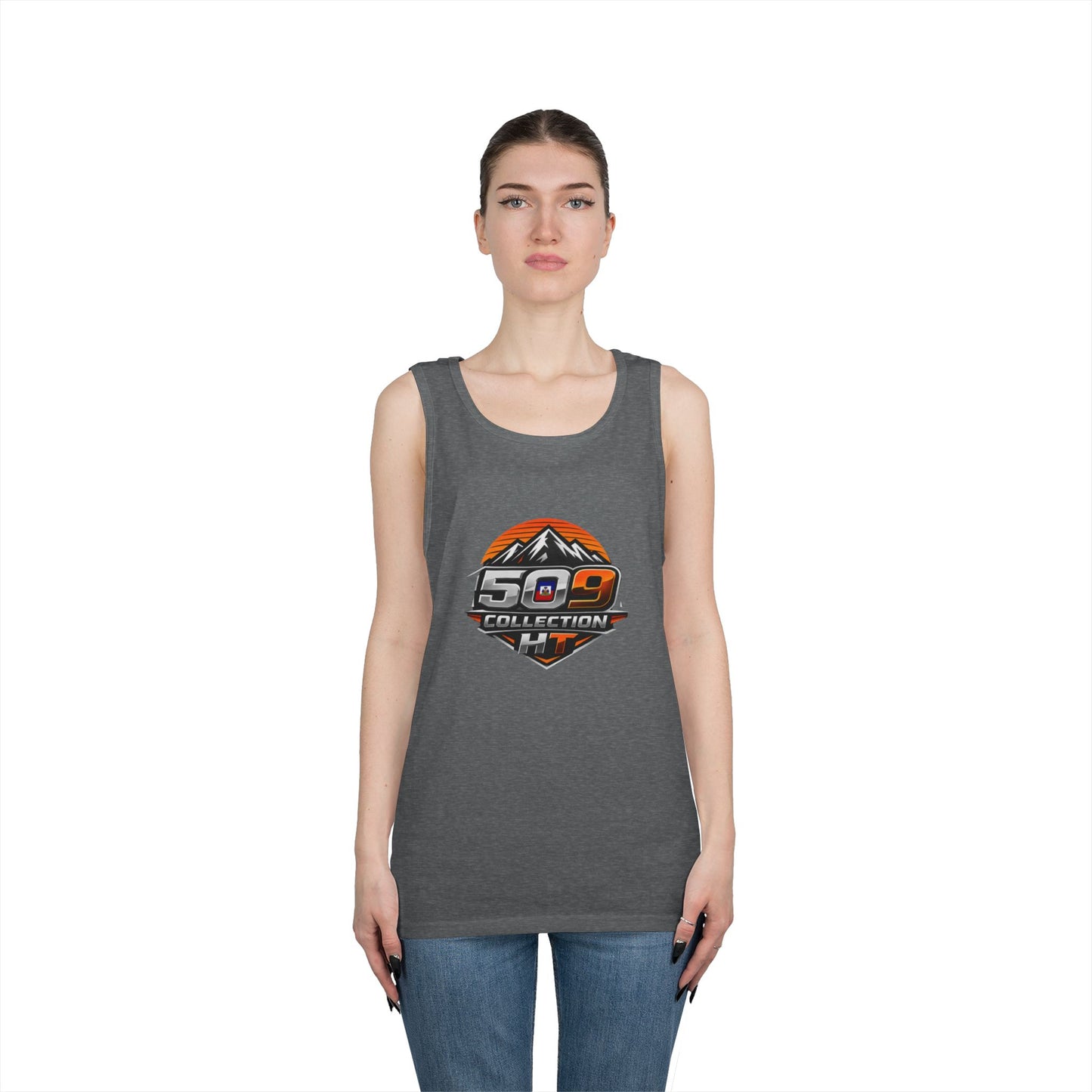 Merch Wars Product 006 Tank Top / Gildan 5200/ Size: 3000X3413 px by Glory to Lord