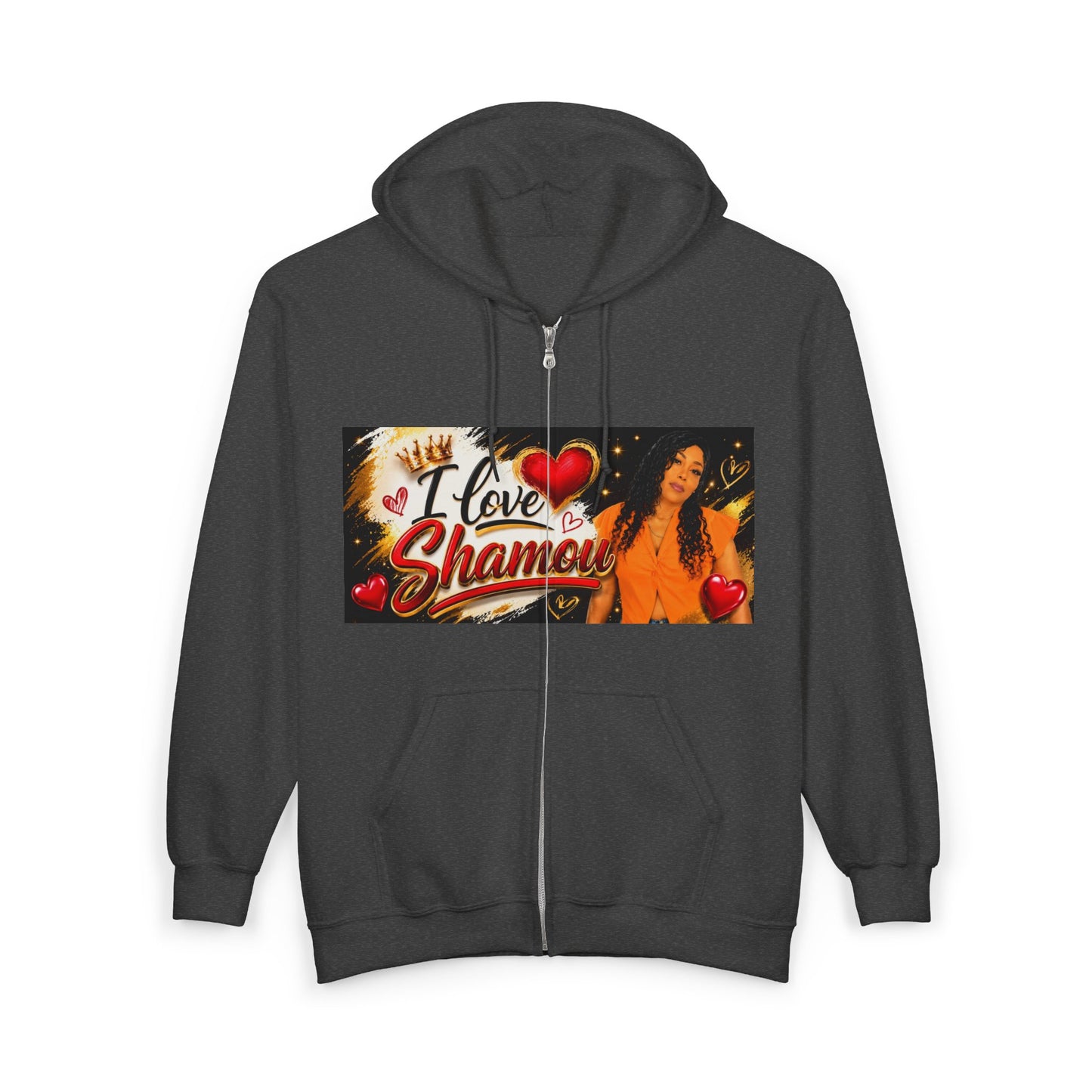 Merch Wars Product 012 Zip Hoodie Pullover/  Gildan 18600/ Size: 4500X3000 px by Shamou