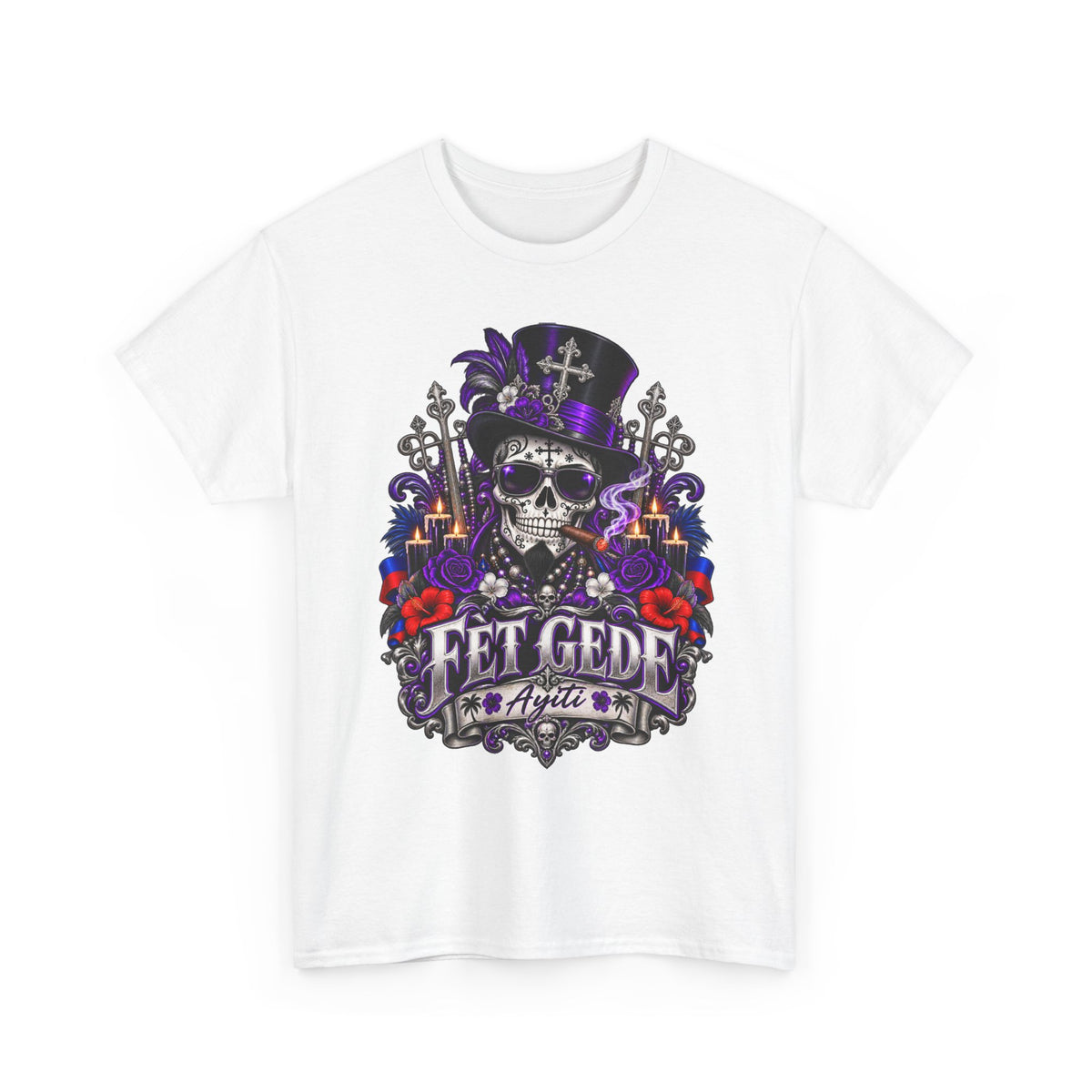 Kilti Ayisyen: Fèt GEDE T-shirt (USA Market)