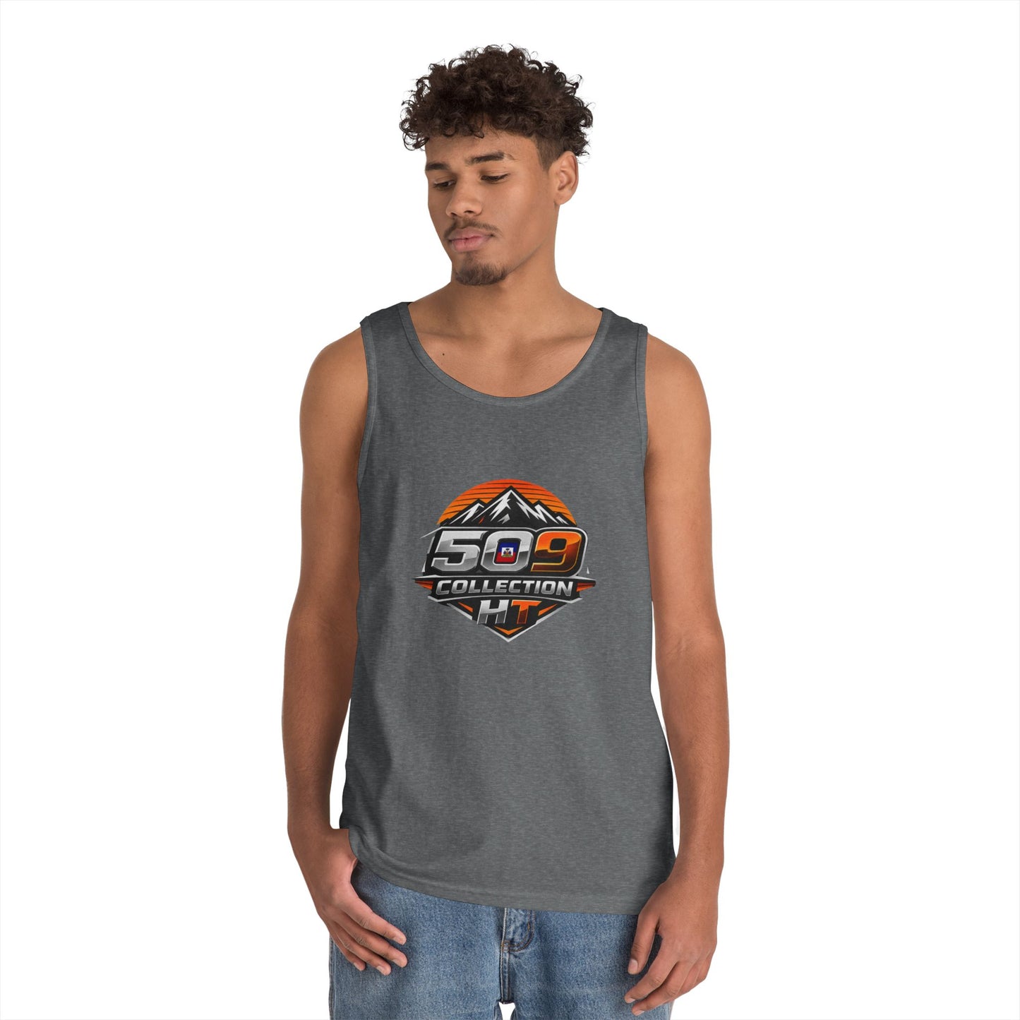 Merch Wars Product 006 Tank Top / Gildan 5200/ Size: 3000X3413 px By Glory to Lord