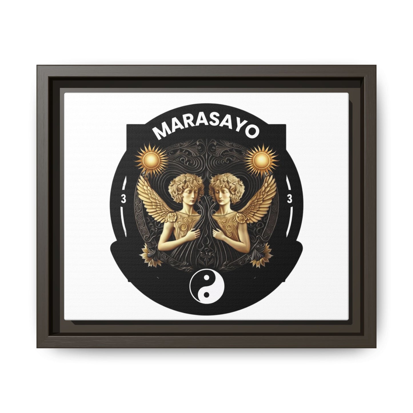 Merch Wars Product 002 : Matte Canvas, Framed (Multi-color) / Desing (3000X2400 px) / Multiple Colors / by Marasa Yo V1