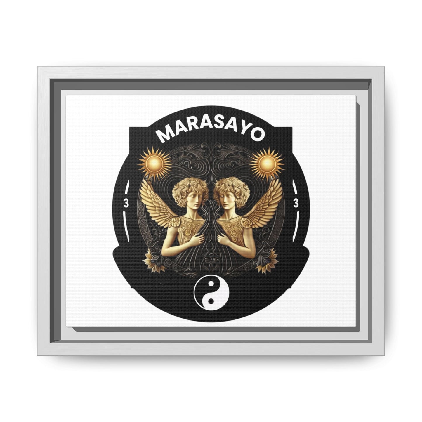 Merch Wars Product 002 : Matte Canvas, Framed (Multi-color) / Desing (3000X2400 px) / Multiple Colors / by Marasa Yo V1