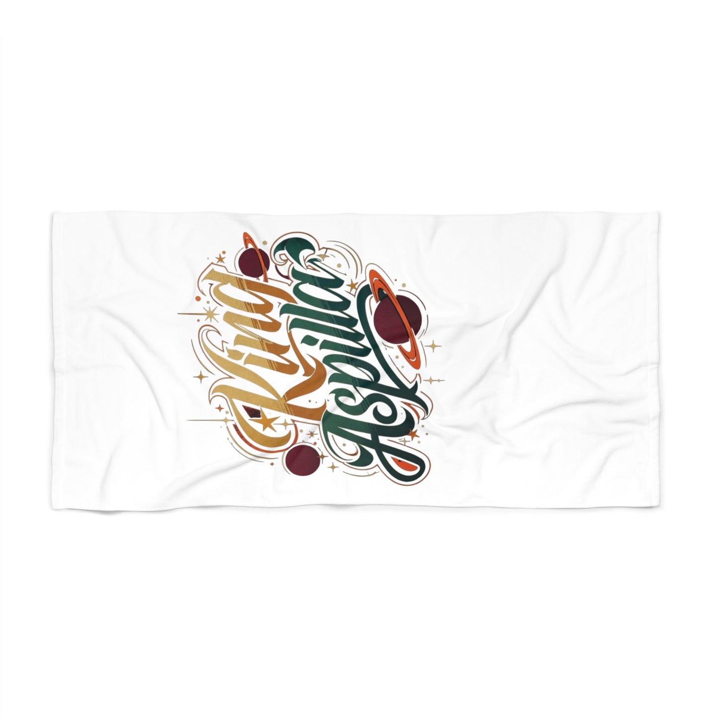 Merch Wars Product 020. Beach Towel — By King Aspilla V3
