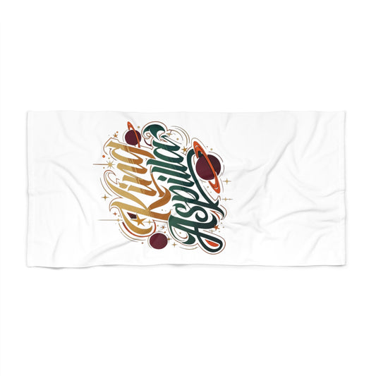 Merch Wars Product 020. Beach Towel — By King Aspilla V3