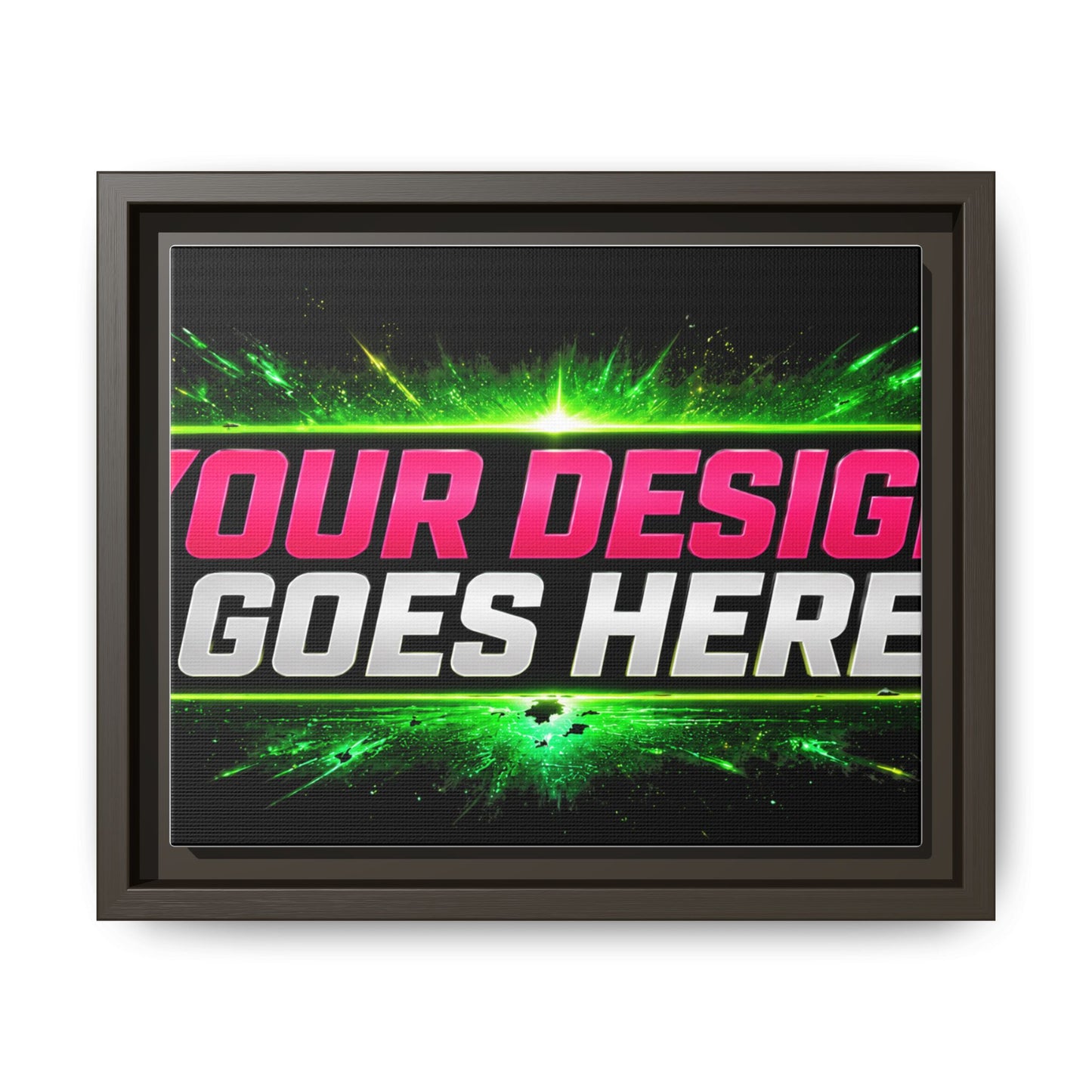 Template  Merch Wars Product #036 Framed Matte Canvas Wall Art —