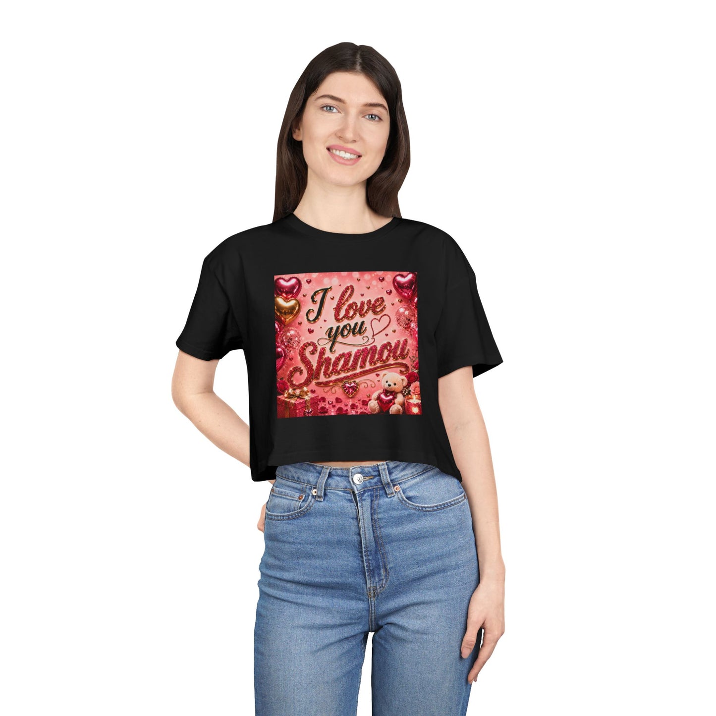 USA ONLY/ MERCH WARS/ Women's Crop Tee # APP001/ by Shamou
