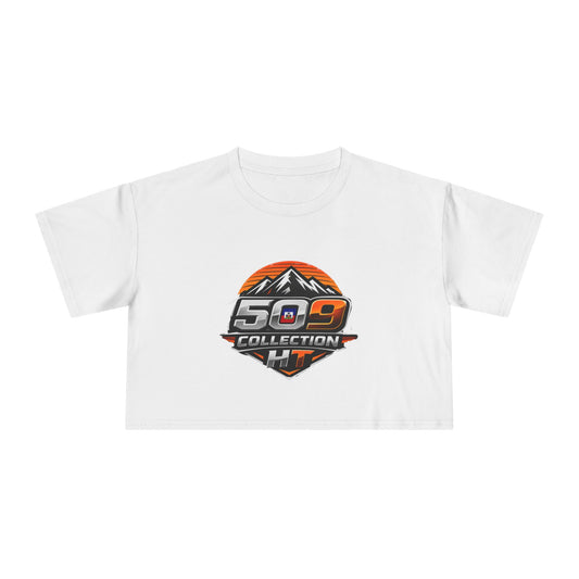Merch Wars Product 005 Women's Crop Tee/ AS Colour 4062/ size: 3425X2929 px by Glory to Lord