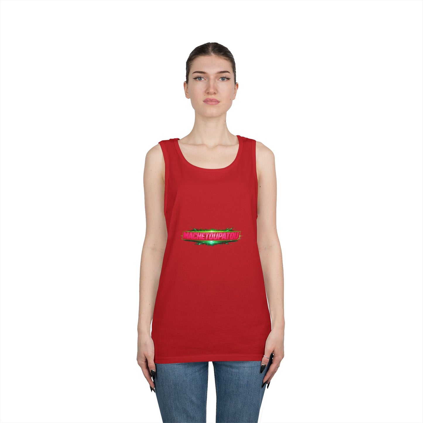 Template Merch Wars Product 006 Tank Top / Gildan 5200/ Size: 3000X3413 px