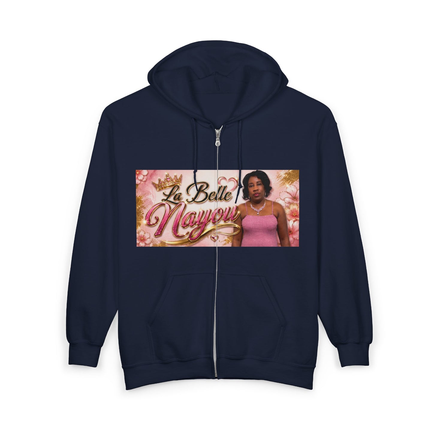 Merch Wars Product 012 Zip Hoodie Pullover/  Gildan 18600/ Size: 4500X3000 px by La Belle Nayou