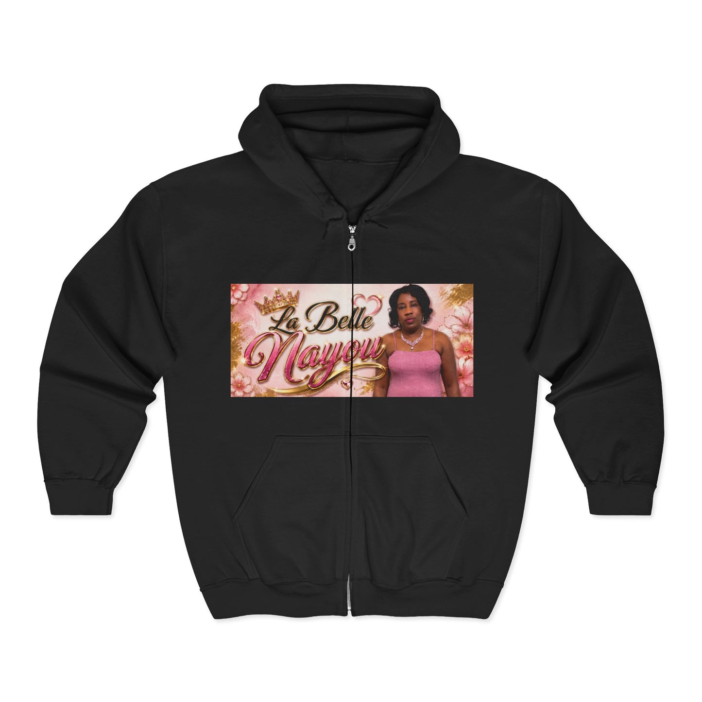 Merch Wars Product 012 Zip Hoodie Pullover/  Gildan 18600/ Size: 4500X3000 px by La Belle Nayou