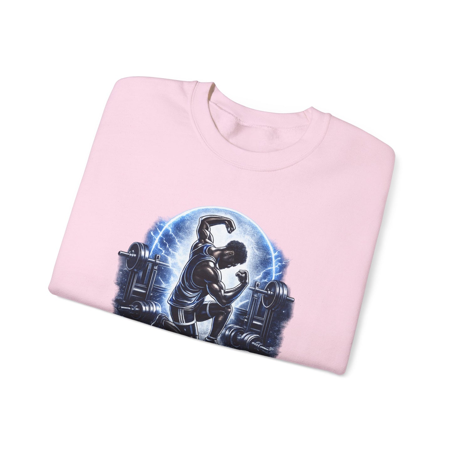 Merch Wars Product 013 Crewneck Sweatshirt/ Gildan 18000/ Size: 3852X4398 px by James Fitness