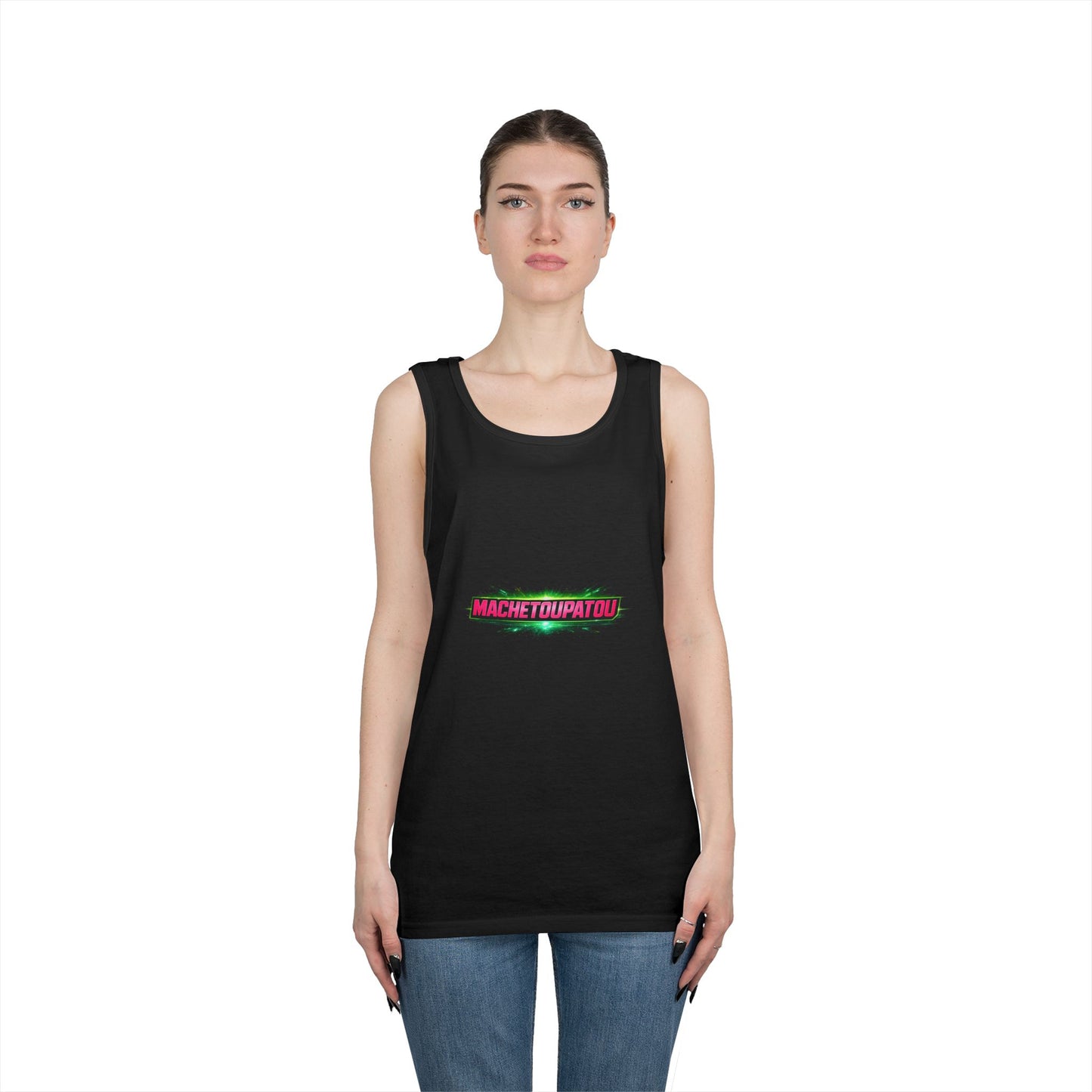 Template Merch Wars Product 006 Tank Top / Gildan 5200/ Size: 3000X3413 px