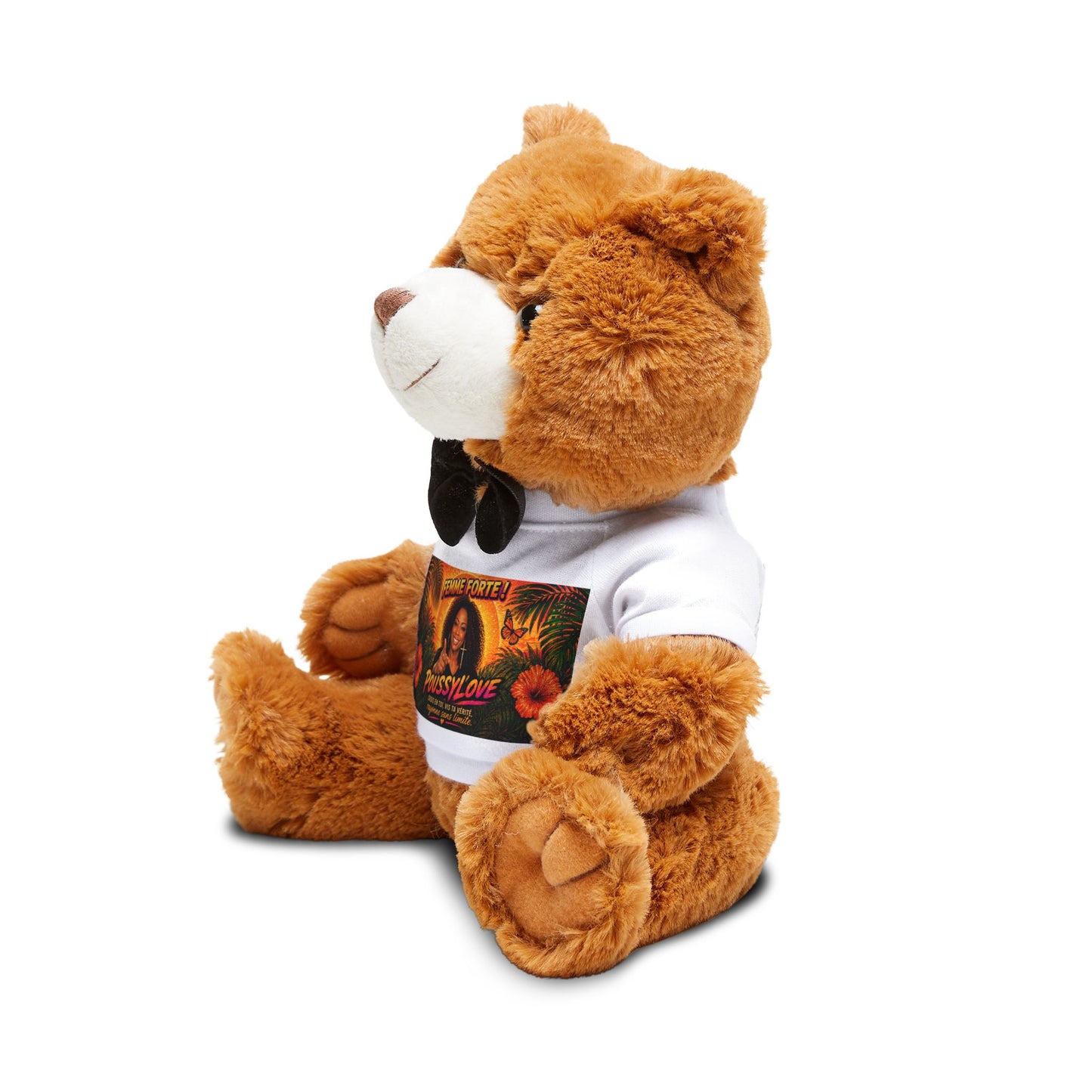 Merch Wars Product #030 Teddy Bear Plush with Personalized T-Shirt by Poussylove