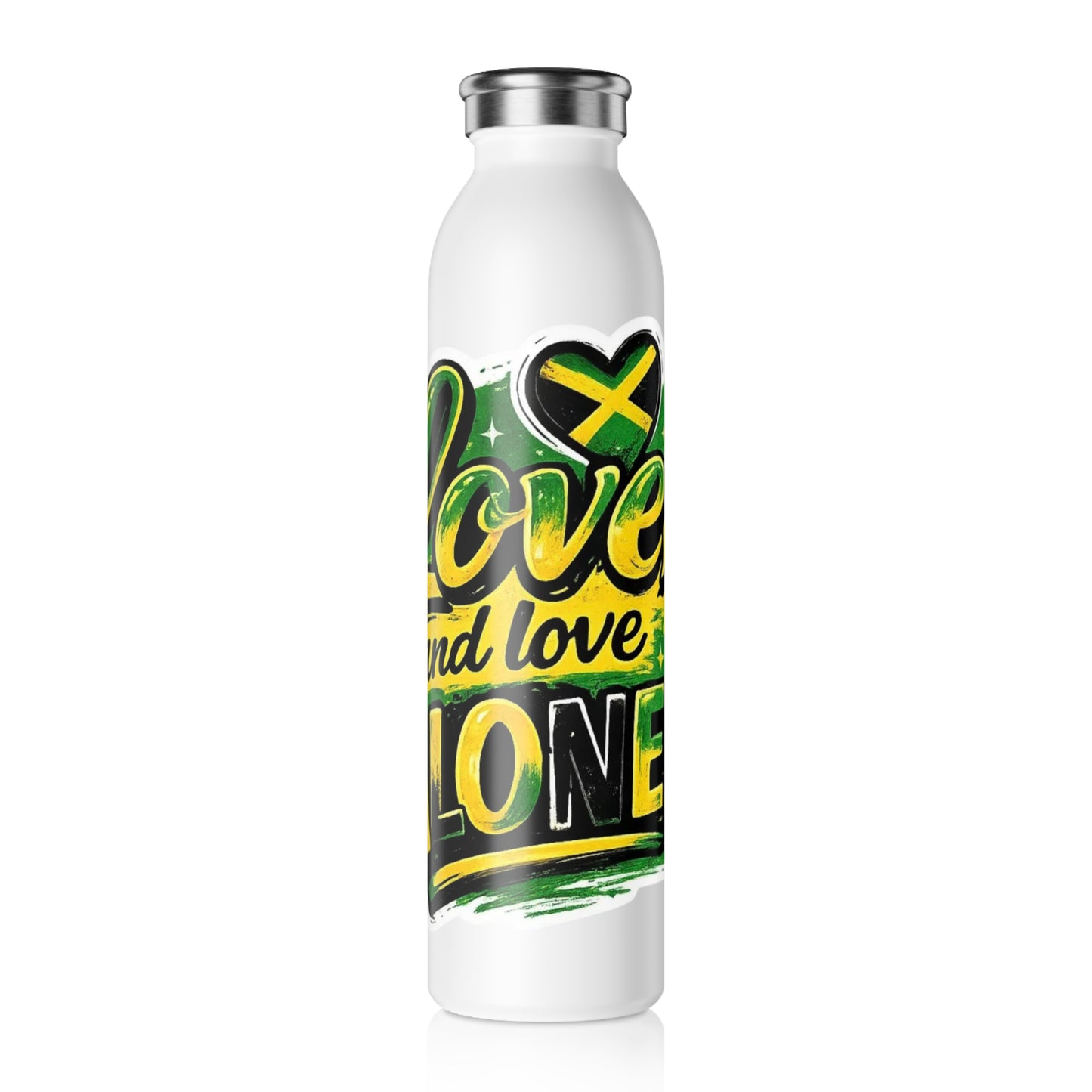 Merch Wars Product #0028 Slim Water Bottle V1  — by Jay Fortune