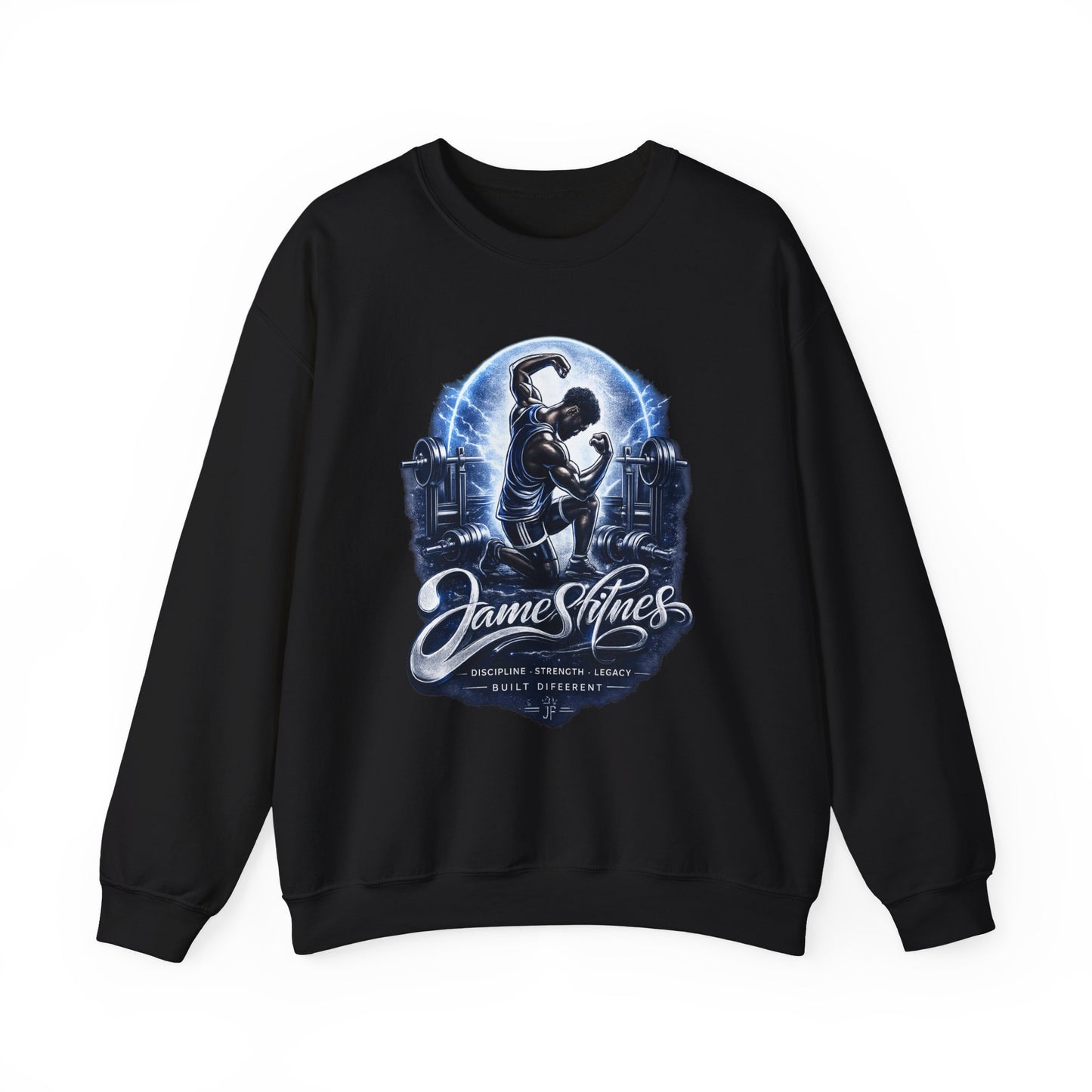 Merch Wars Product 013 Crewneck Sweatshirt/ Gildan 18000/ Size: 3852X4398 px by James Fitness