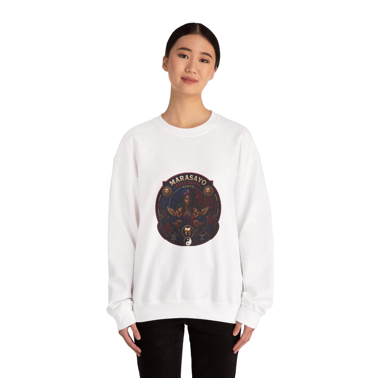 Merch Wars Product 013 Crewneck Sweatshirt/ Gildan 18000/ Size: 3852X4398 px by Marasa yo V3