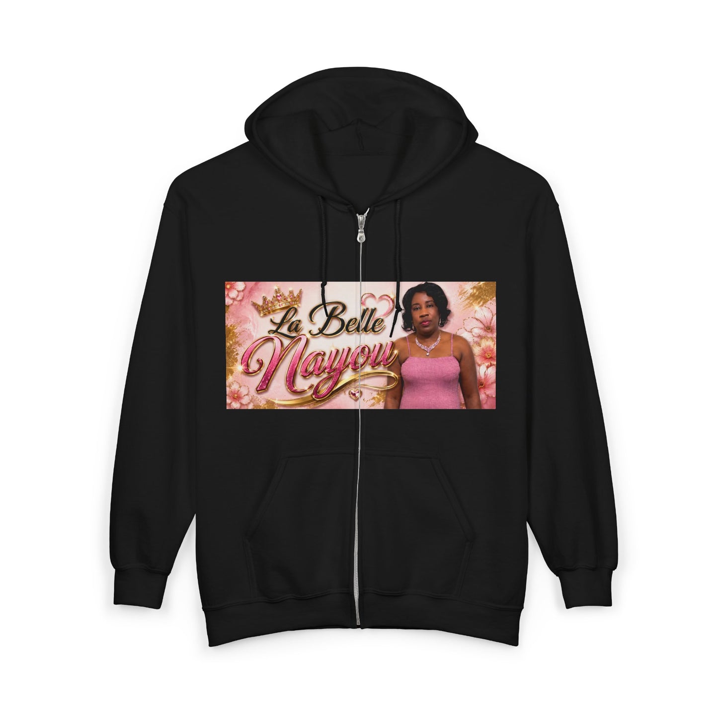 Merch Wars Product 012 Zip Hoodie Pullover/  Gildan 18600/ Size: 4500X3000 px by La Belle Nayou