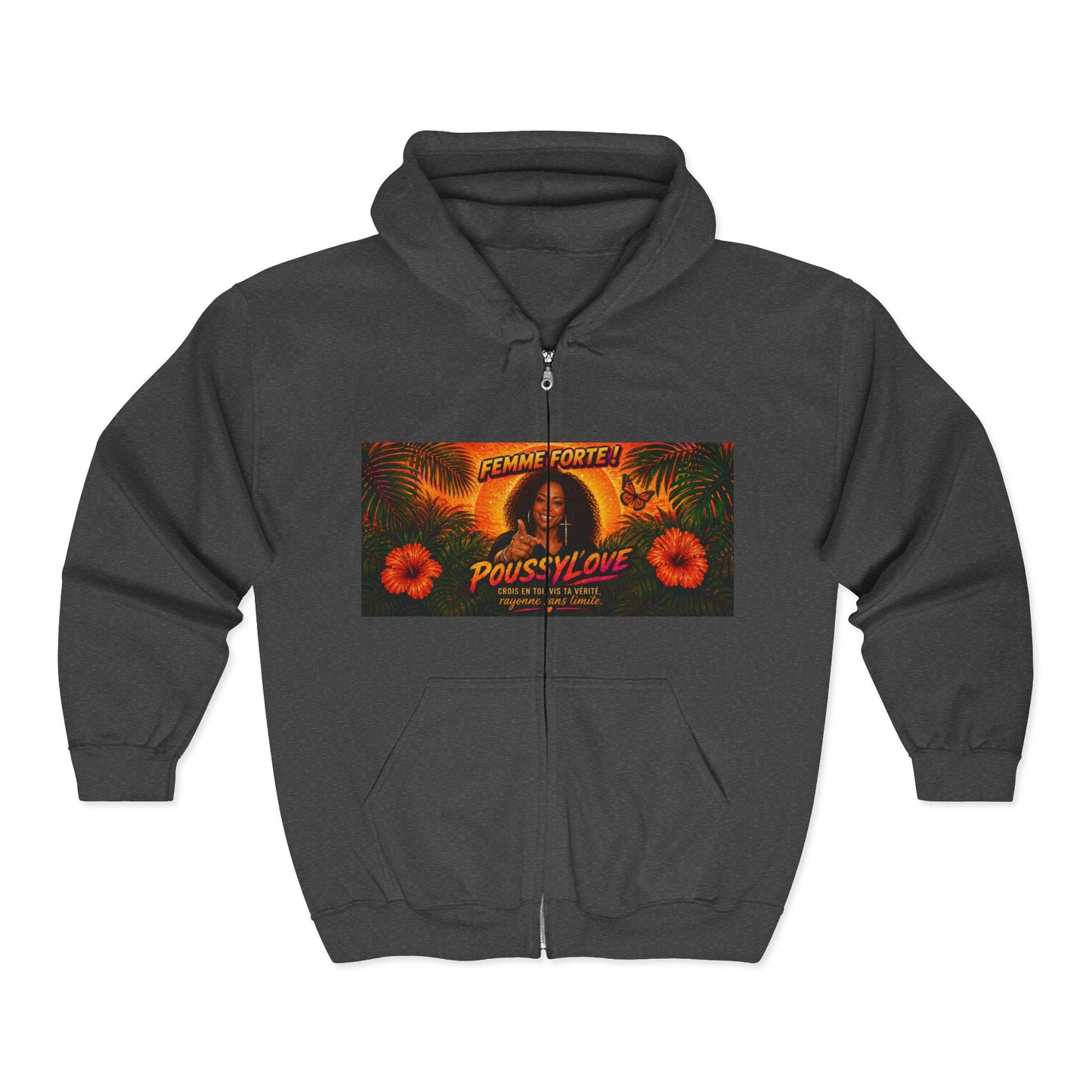 Merch Wars Product 012 Zip Hoodie Pullover/  Gildan 18600/ Size: 4500X3000 px By Poussylove
