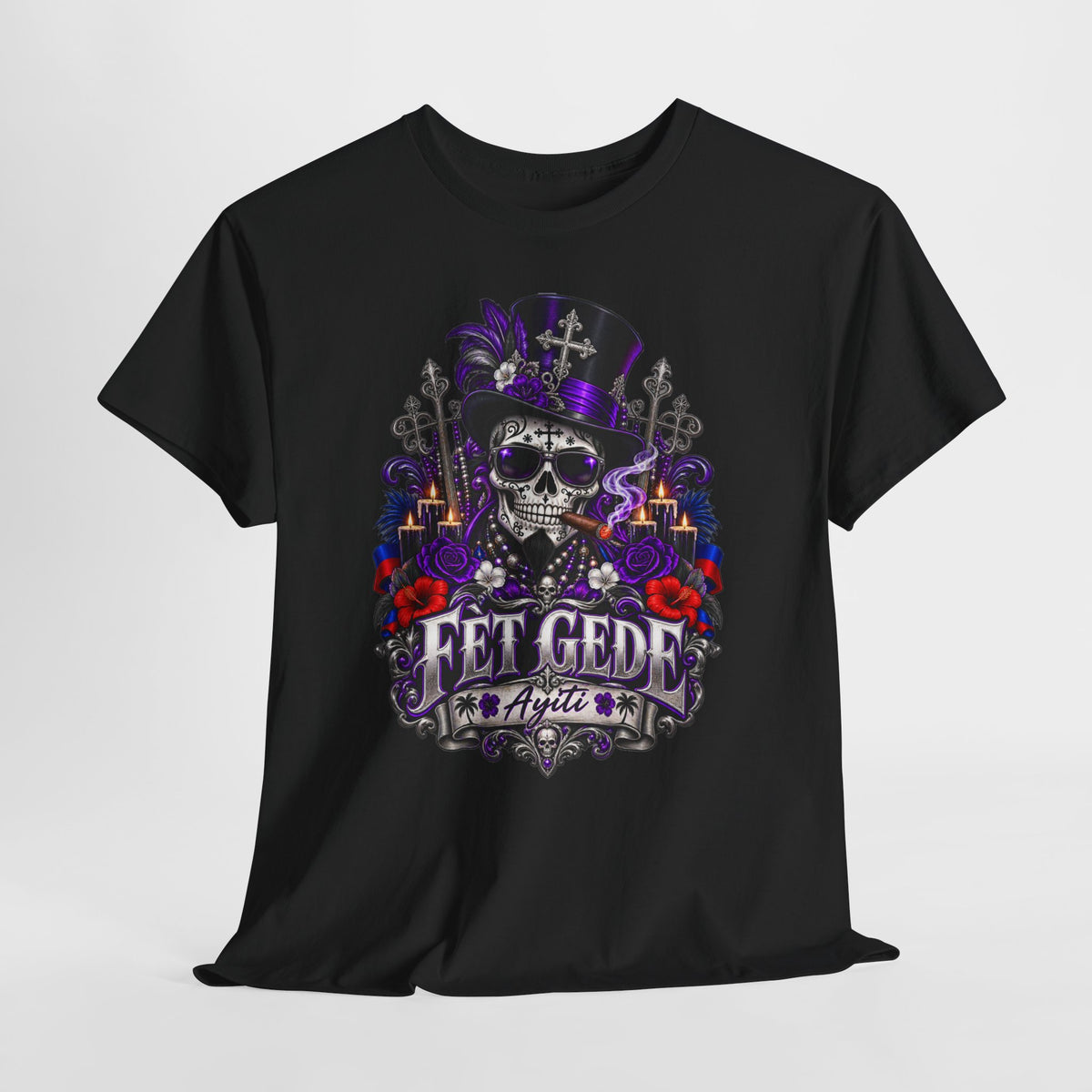 Kilti Ayisyen: Fèt GEDE T-shirt (USA Market)