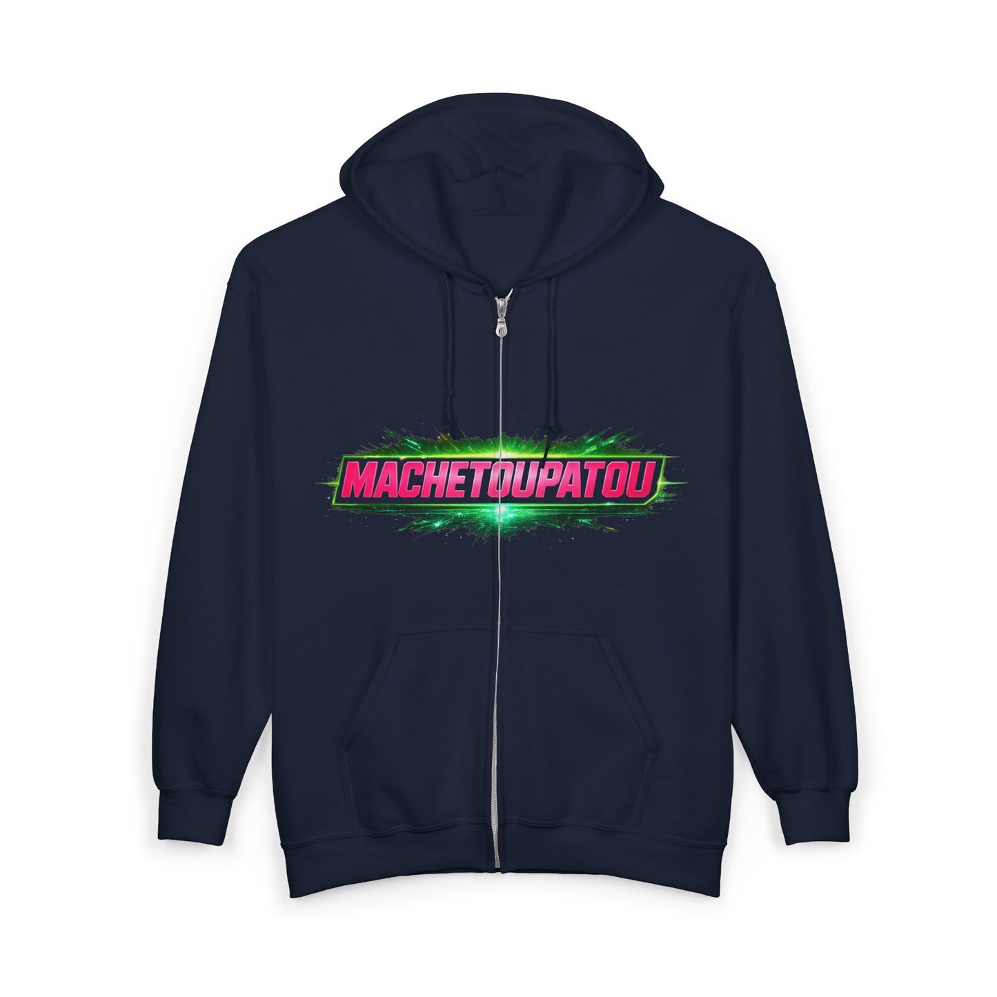 Template Merch Wars Product 012 Zip Hoodie Pullover/  Gildan 18600/ Size: 4500X3000 px