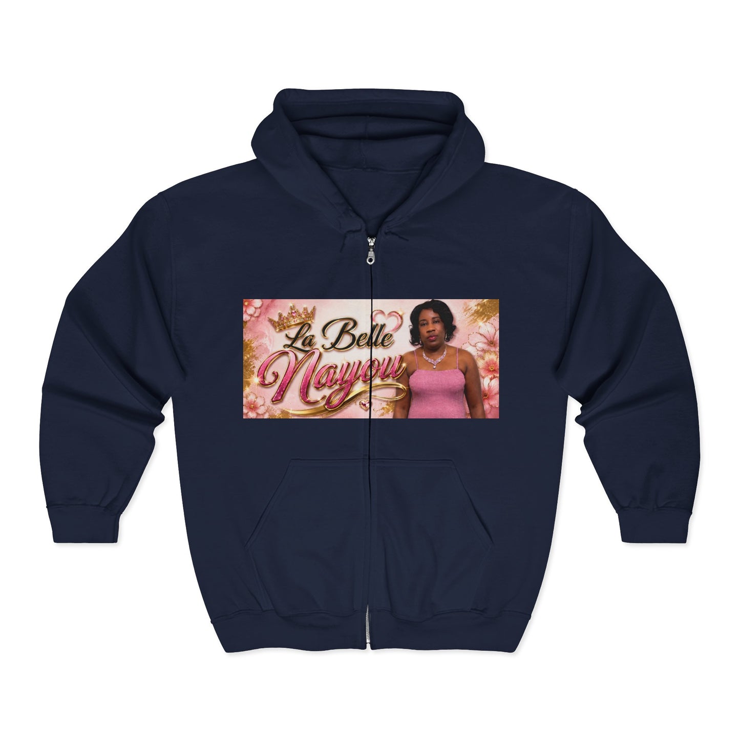 Merch Wars Product 012 Zip Hoodie Pullover/  Gildan 18600/ Size: 4500X3000 px by La Belle Nayou