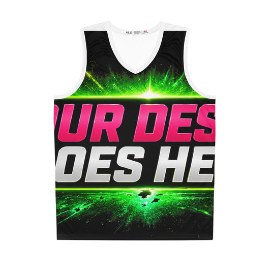 Template Merch Wars Product 009 Custom All-Over Print Basketball Jersey —