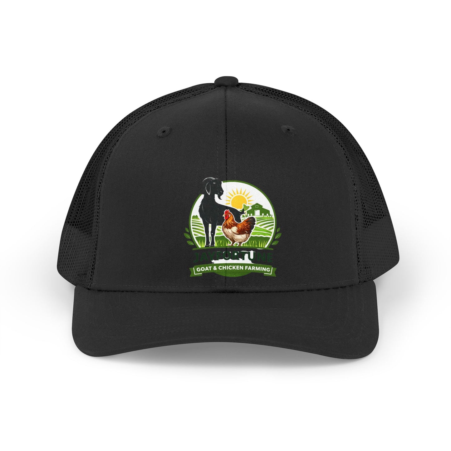 Merch Wars Product 015 -Trucker Hat V2 — Retro  Mesh Cap by Jay Fortune