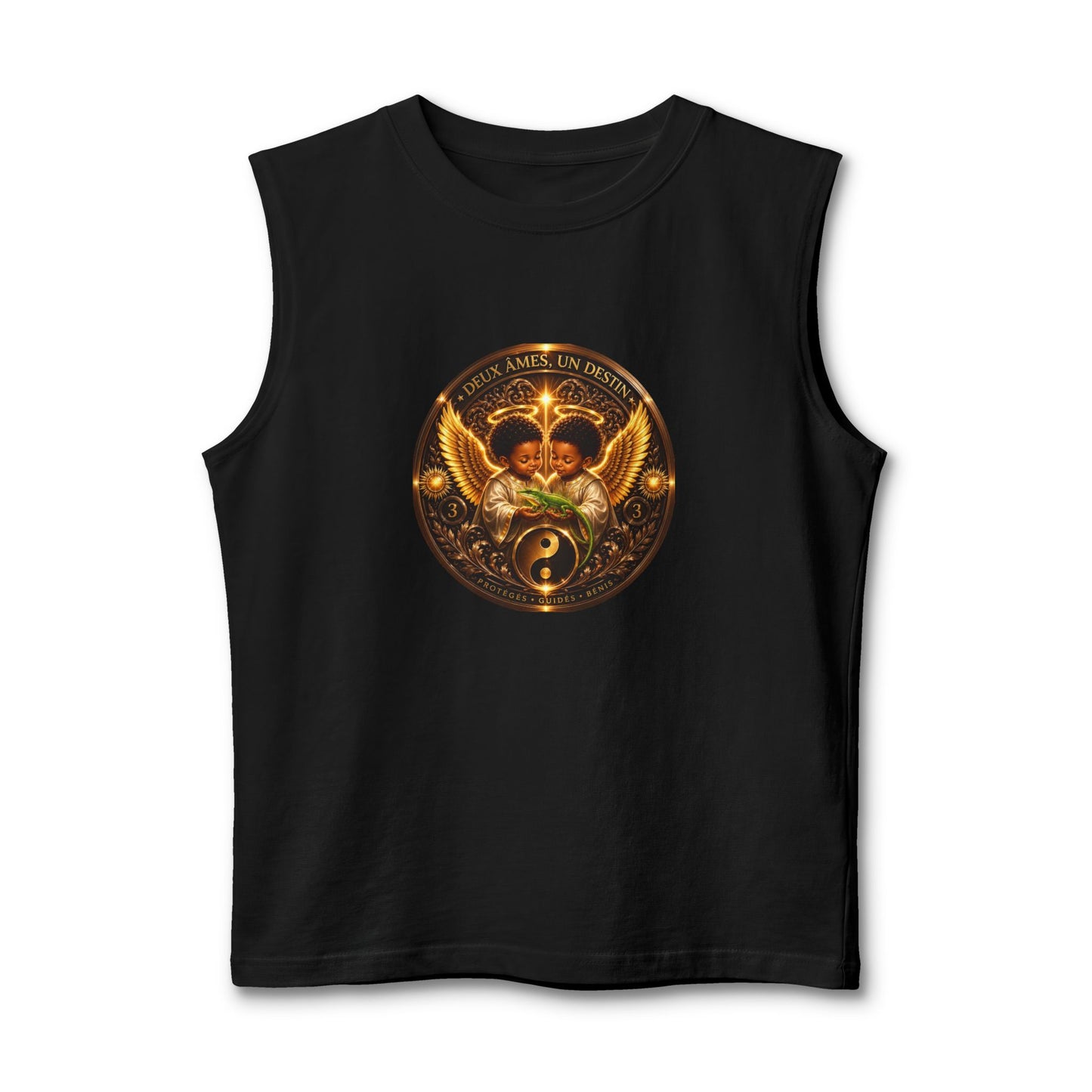 Merch Wars Season 3 Product 008 Graphic Muscle Tank — by Marasa Yo V2