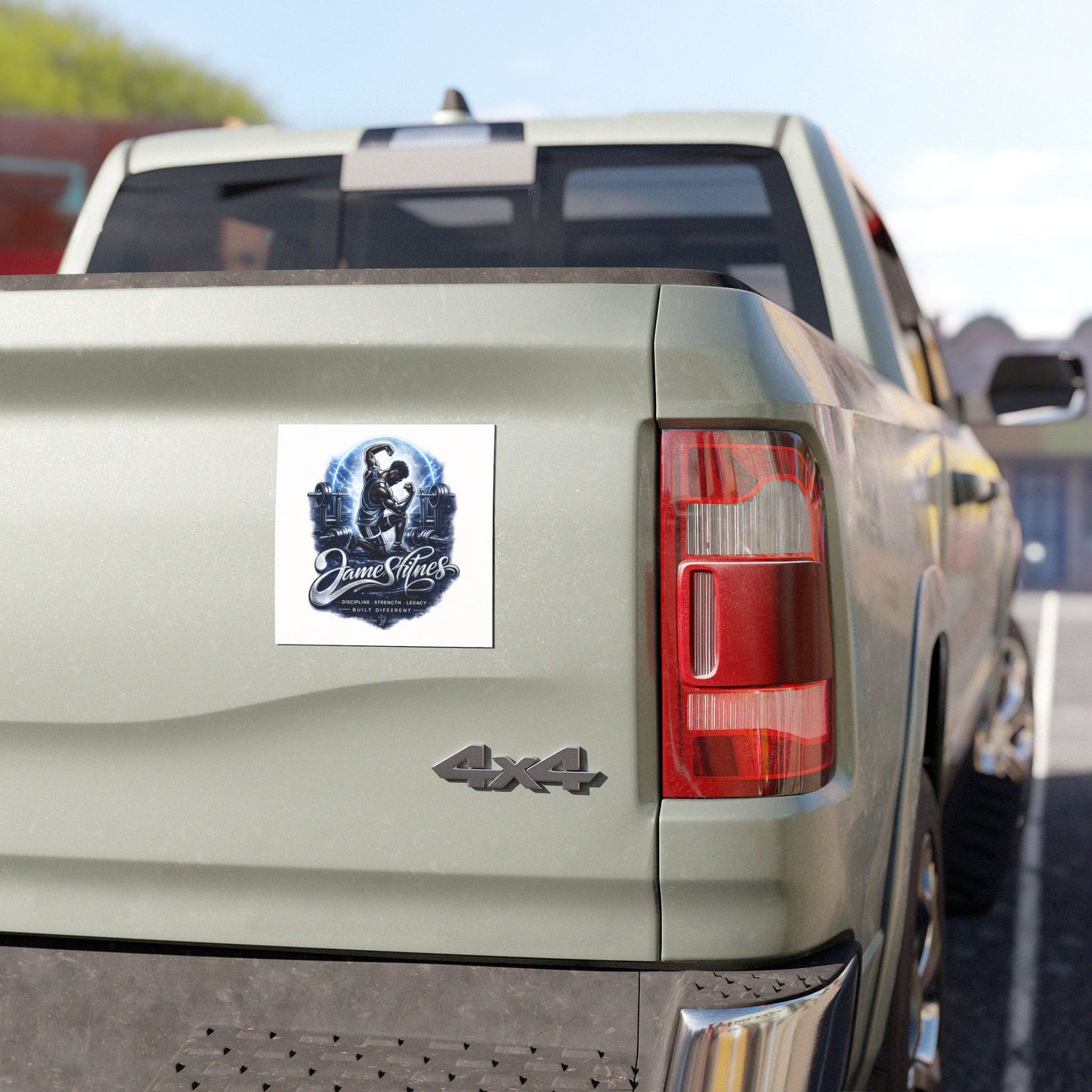 USA ONLY/Merch Wars Product #037: Custom Racing Car Magnet — by James Fitness