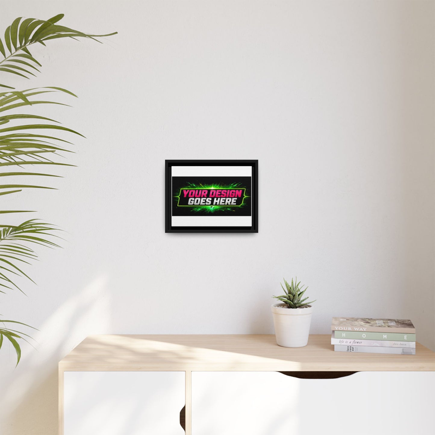 Template CANADA Only Merch Wars  -Framed Matte Canvas Wall Art — By