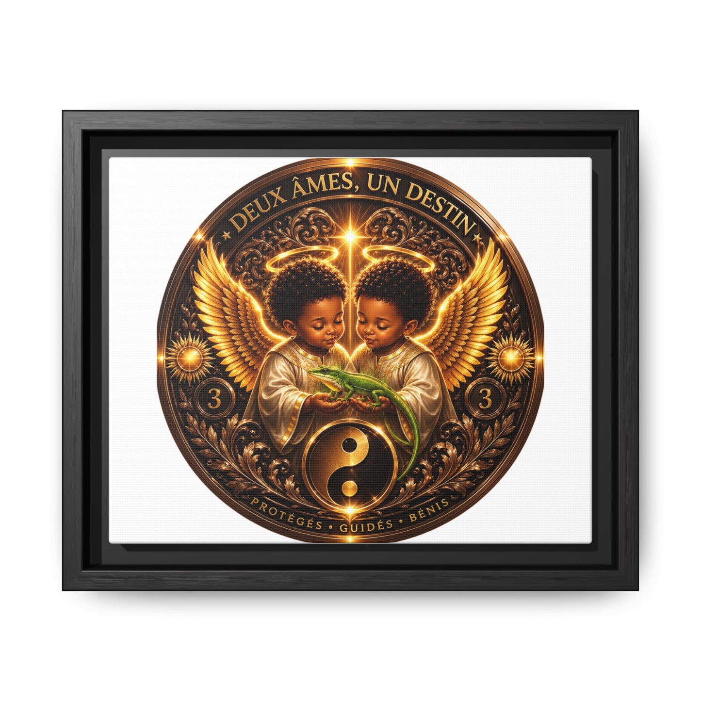 Merch Wars Product 002 : Matte Canvas, Framed (Multi-color) / Desing (3000X2400 px) / Multiple Colors by Marasa Yo V2