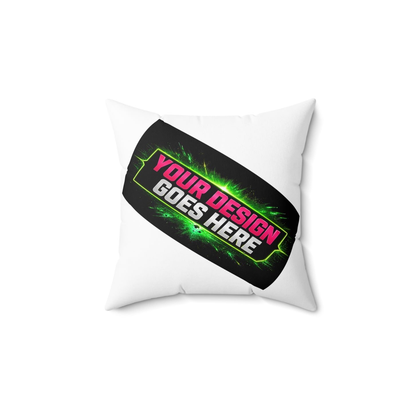 Template Merch Wars Product 022 Custom Graphic Square Pillow —