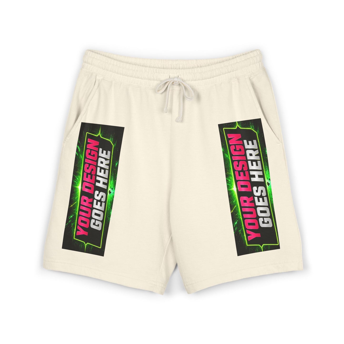 Template Merch Wars Product 018 Unisex Garment-Dyed Lightweight Fleece Sweat Shorts