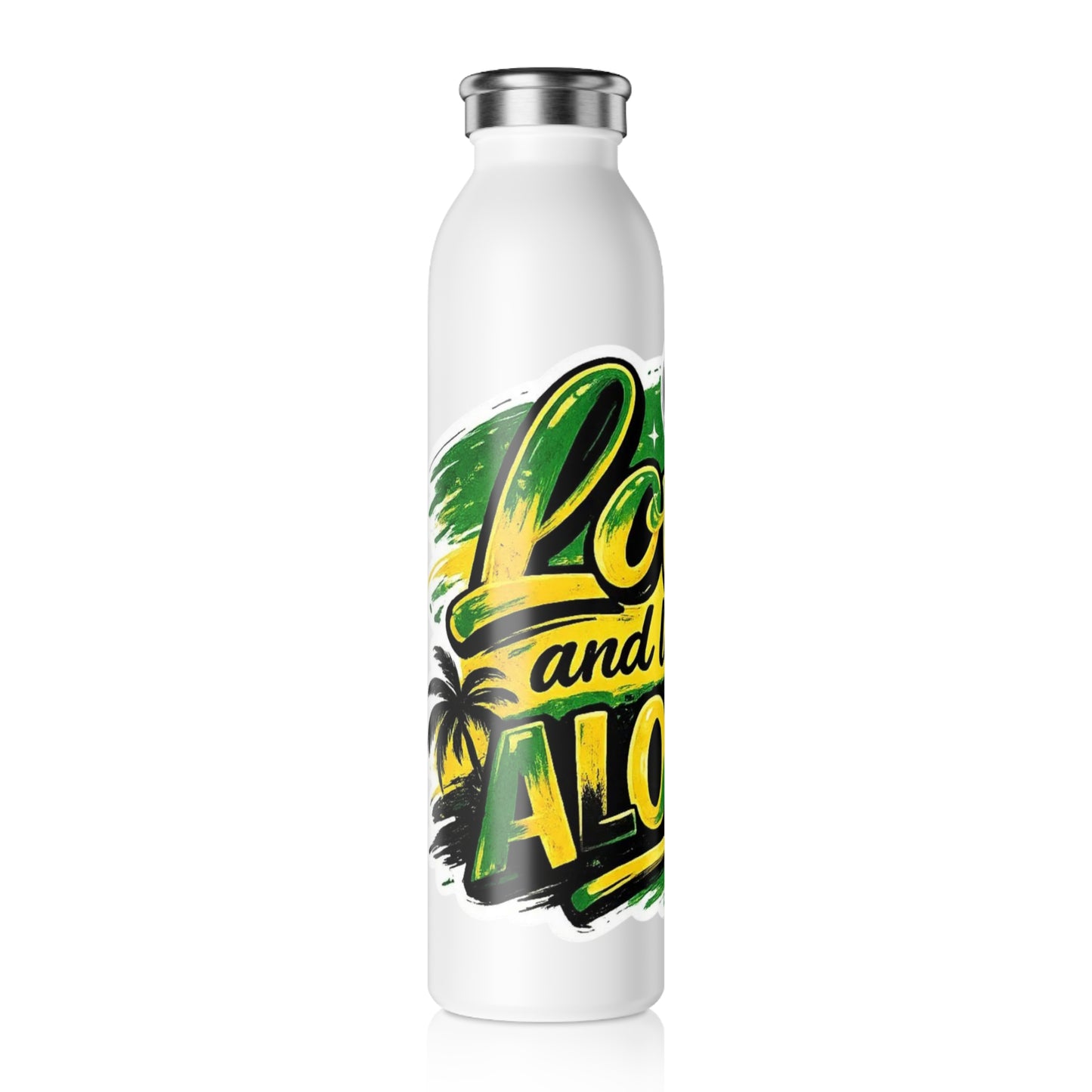Merch Wars Product #0028 Slim Water Bottle V1  — by Jay Fortune