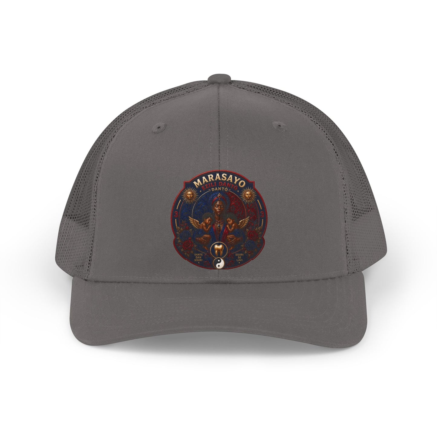 Merch Wars Product 015 -Trucker Hat — Retro  Mesh Cap by Marasa Yo V3