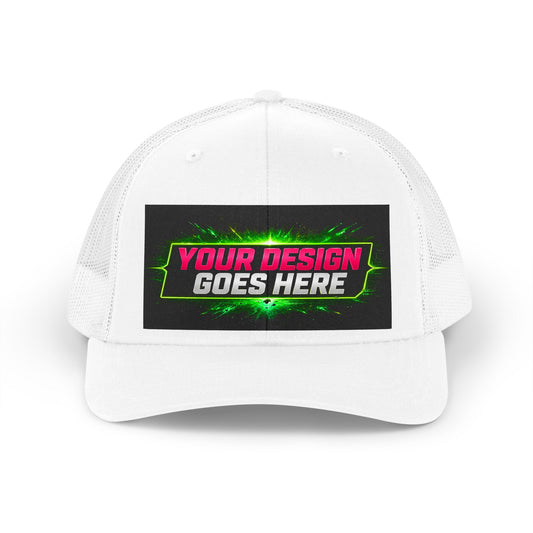 Template Merch Wars Product 015 -Trucker Hat — Retro  Mesh Cap
