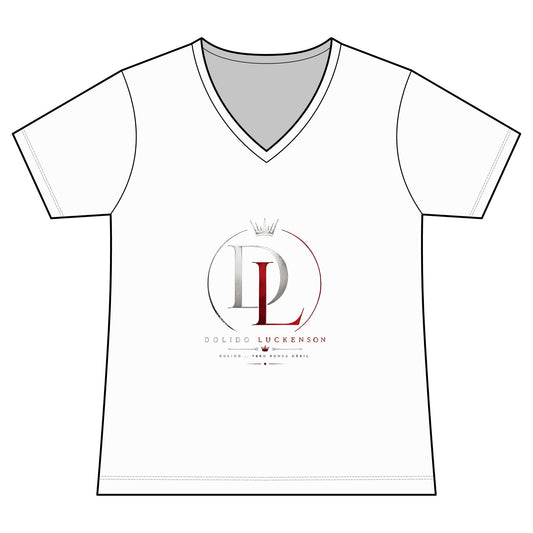 Merch Wars Product 021 Women's V-Neck Tee by Dolido