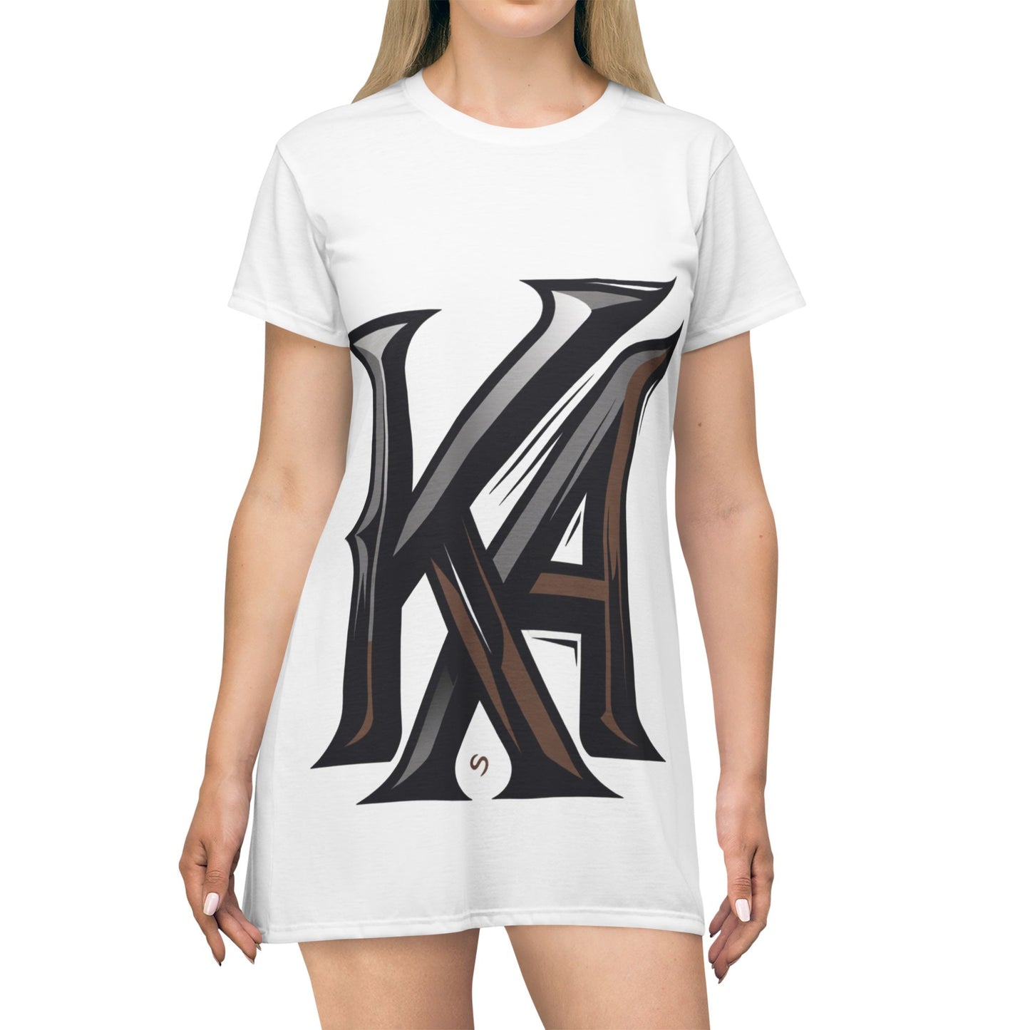 Merch Wars Product #027 Graphic T‑Shirt Dress — By King Aspilla V2