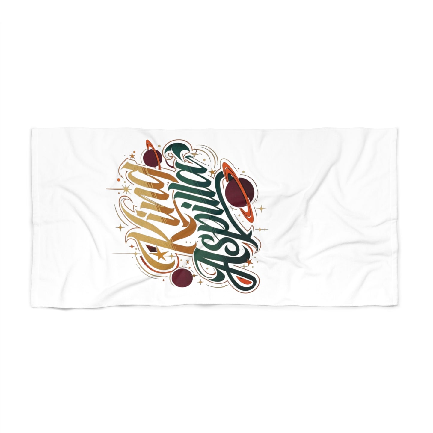 Merch Wars Product 020. Beach Towel — By King Aspilla V3