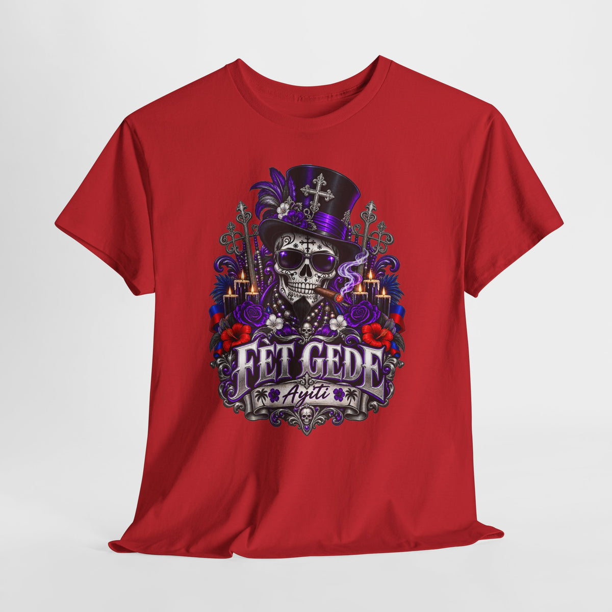 Kilti Ayisyen: Fèt GEDE T-shirt (USA Market)