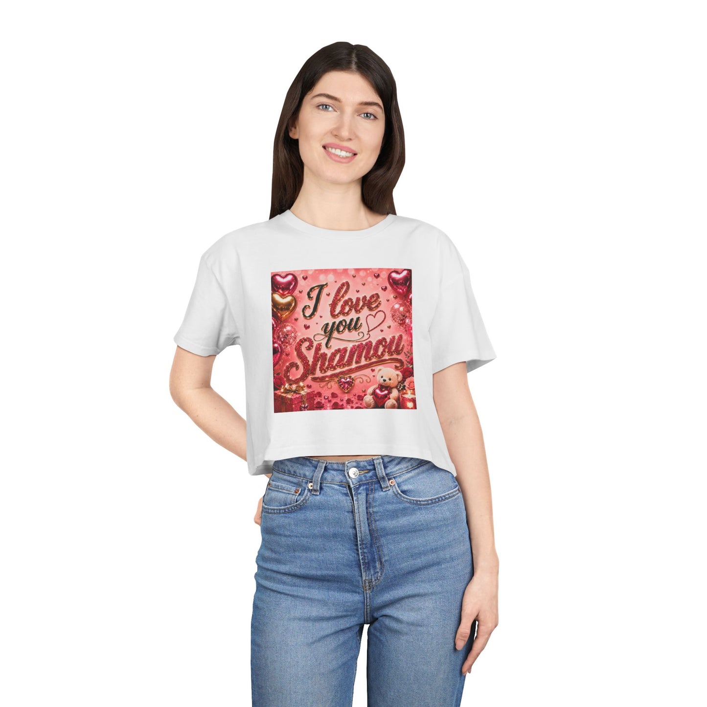 USA ONLY/ MERCH WARS/ Women's Crop Tee # APP001/ by Shamou