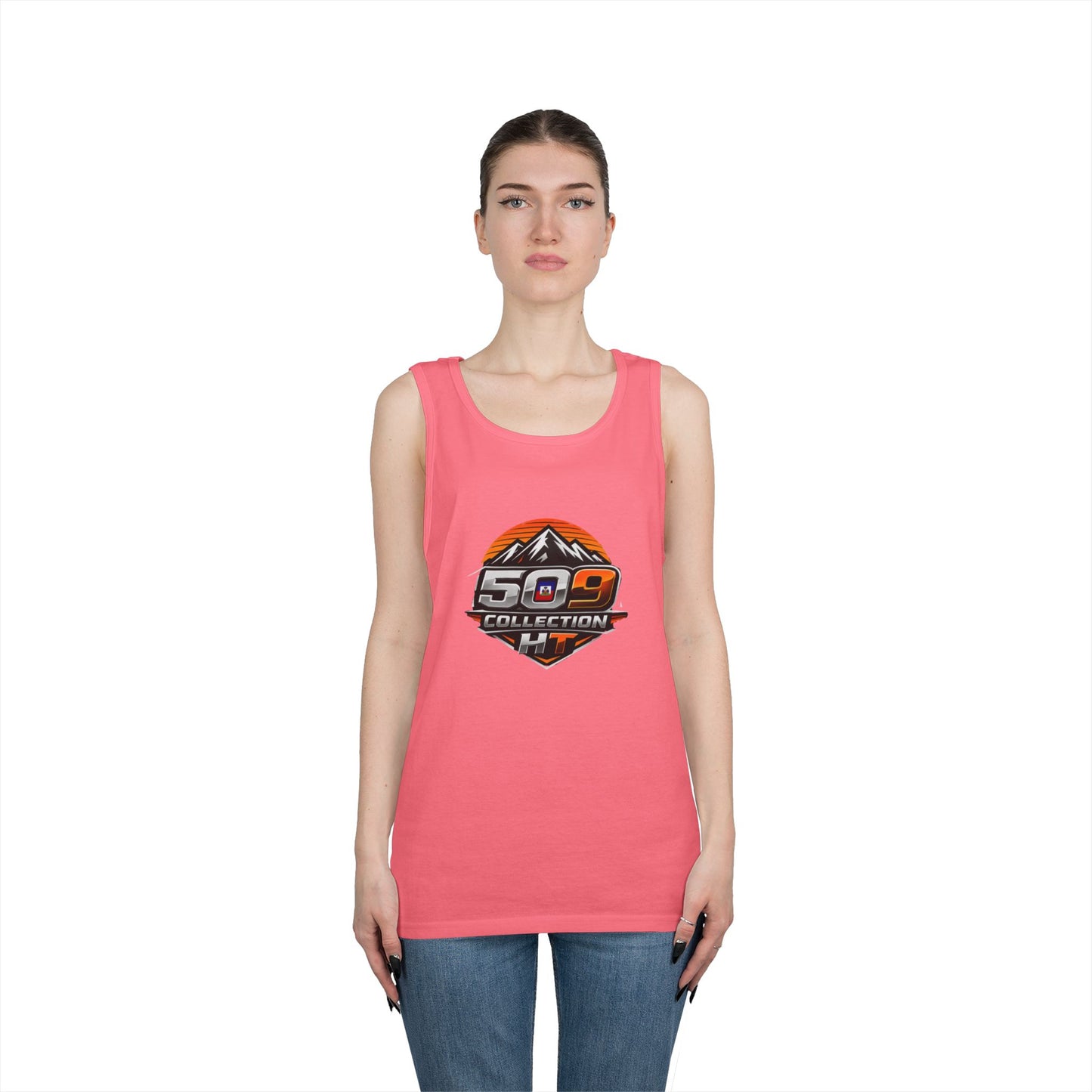 Merch Wars Product 006 Tank Top / Gildan 5200/ Size: 3000X3413 px by Glory to Lord