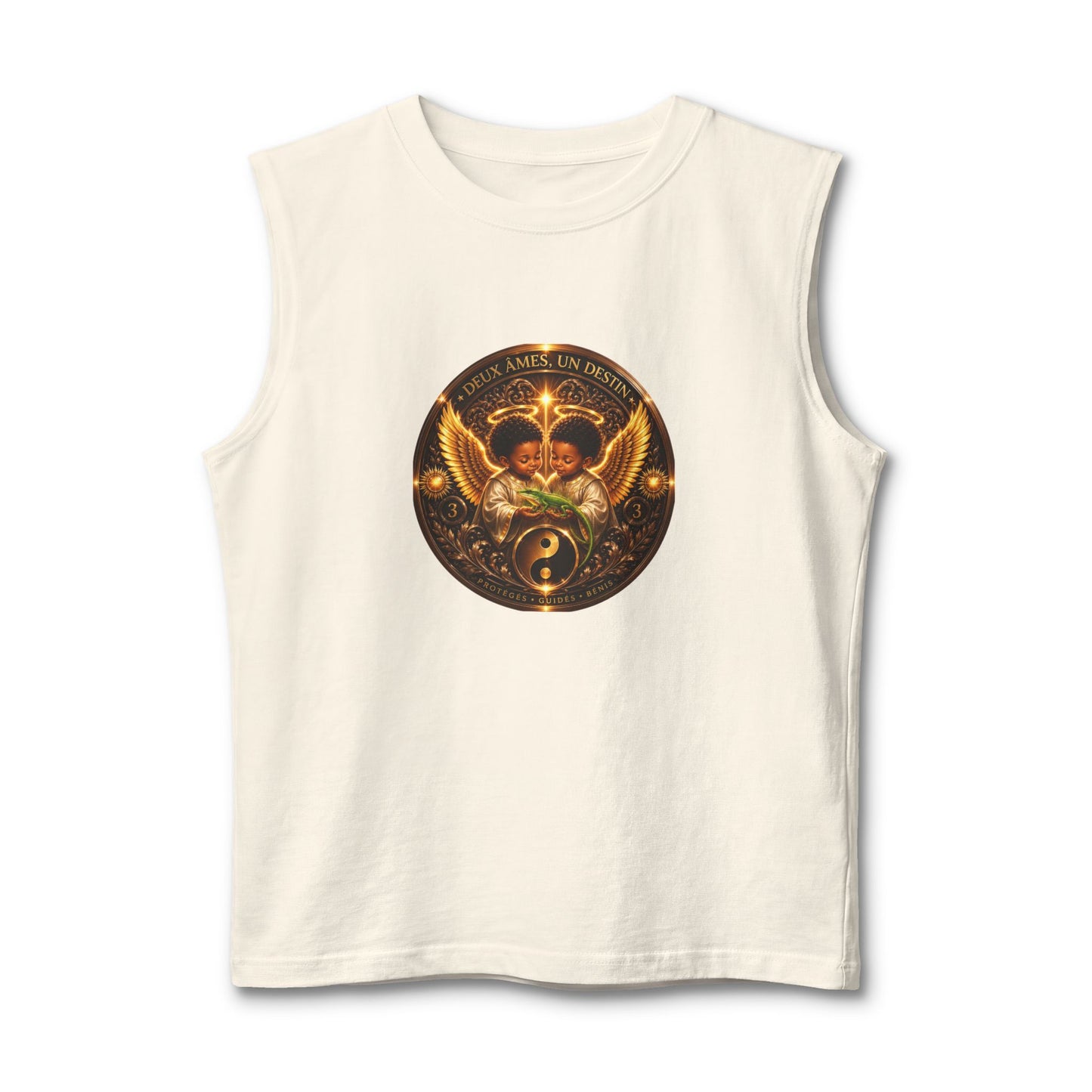 Merch Wars Season 3 Product 008 Graphic Muscle Tank — by Marasa Yo V2
